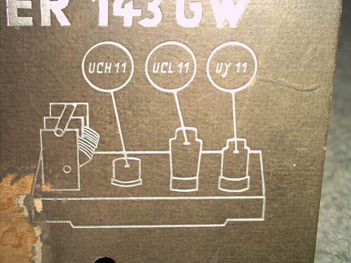 Telefunken Super 143 GW Rhrenbestckung